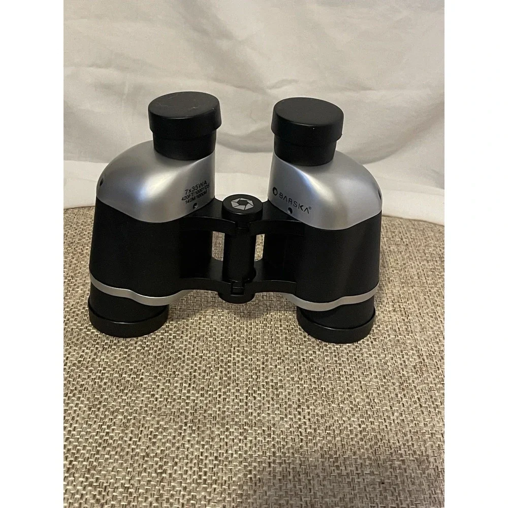 Barska Optics 7x35 1000 yards binoculars w caps original case manual